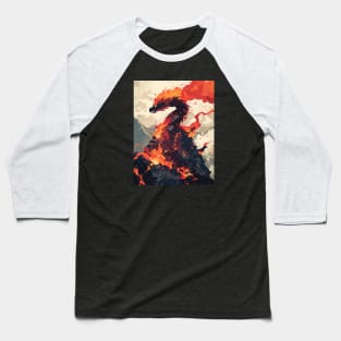 Lava dragon deity Baseball T-Shirt